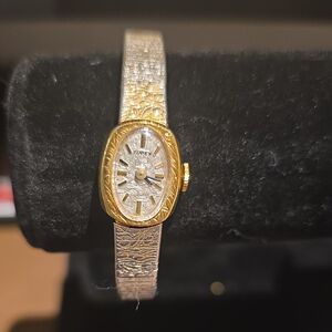 Timex Women's Two-Tone Gold and Silver Bracelet Watch